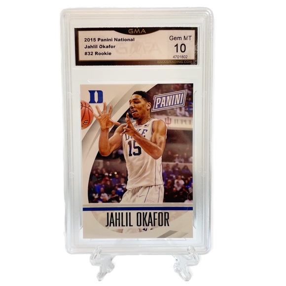 2015 Rookie Jahlil Okafor Panini National Convention 32 Duke Basketball GEM MINT - Picture 1 of 4